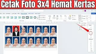 Cara Cetak Foto Ukuran 3x4 di Word Hemat Kertas