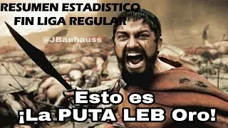 ​Resumen estad&iacute;stico liga regular de todos los equipos de la puta leb oro
