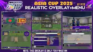 DP World Asia Cup 2025 Realistic Overlay + Menu by MTK