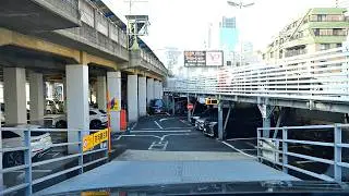 タイムズ京急川崎駅前 立体駐車場：出口～神奈川県道9号【出口精算機】[ 川崎市 4K/60fps 車載動画 2025]