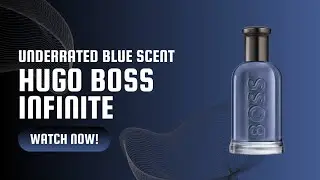 Hugo Boss Infinite EDP - a very under the radar blue scent #hugoboss #bossbottle 