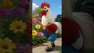 Rooster Funny video #chicken #funny #cute