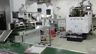 Automatic rigid box making machine-shoe box production.#shorts #packagingmachine #automation #rigid