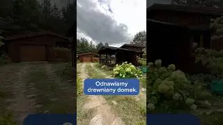 Odnowienie drewnianego domku #renowacjadrewna #odnawianiedomuzdrewna #Holzprojekte #maltechnik