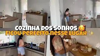 VOCÊS PEDIRAM E EU FIZ| MUDEI O BUFFET DE LUGAR| COZINHA DE CARA NOVA| MUDEI A DECORAÇÃO