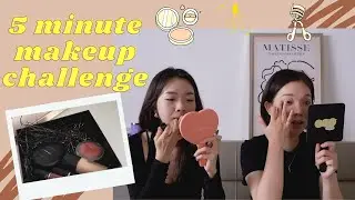 (EngCC) Thử Th&aacute;ch MAKEUP TRONG 5 PH&Uacute;T CHỈ VỚI 5 SẢN PHẨM - Cười Bể Bụng | Trang & Ti&ecirc;n