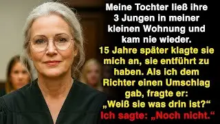 Meine Tochter ließ mir ihre 3 Söhne und kam nie zurück – 15 Jahre später verklagte sie mich!