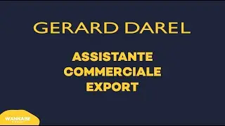 En stage chez Gerard Darel - Assistante Commerciale Export