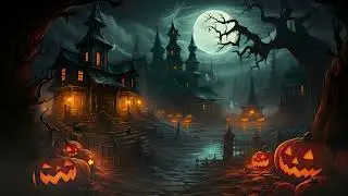Creepy Creatures in Haunted Town | A Haunting Halloween Ambience