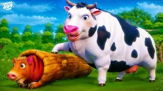Cow vs Pig: The Ultimate Farm Prank! Hilarious Cartoon Animals & Crazy Gags