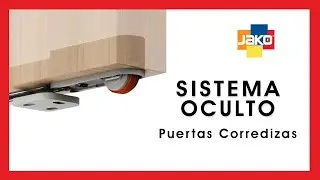 Instalaci&oacute;n: Sistema oculto para puertas corredizas  COD. JK15452