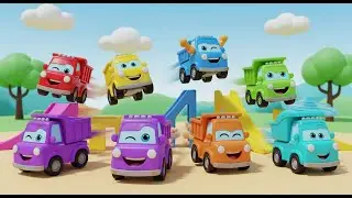 15  Seven Little Toy Trucks Vroom Vroom Vroom