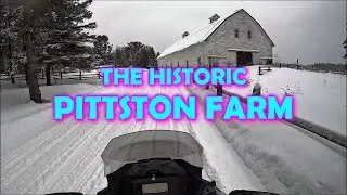 🛷THE HISTORIC PITTSTON FARM | SNOWMOBILING IN MAINE | 2023 SKI-DOO RENEGADE ADRENALINE 600R E-TEC