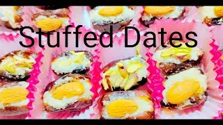 Stuffed Dates Iftar special (Ramadan special 2022 ) recipe by Ghazal israr