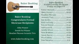 Baker Booking at Music My Mother Would Not Like: FARM Virtual Guerrilla Showcase