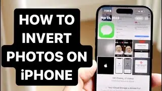 How To Invert a Photo On iPhone!