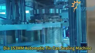 Dia 153MM Automatic Tin Can Sealing Machine, Best Can Seamer Factory