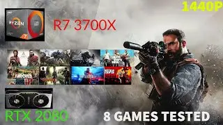 Ryzen 7 3700X + RTX 2080 // Test in 8 Games | 1440p