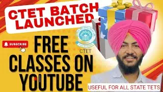 🚀 CDP FREE Classes for CTET and all State Exams! 🎯 Target 120+ Marks 💯🔥/Varinder Singh