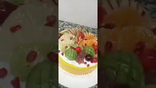 fruit cake 🥝 best #amazing #cake #cakedesign#noticias #sortvideo  viral #