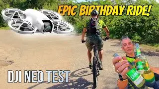 🎉 Birthday MTB Adventure at Victory Heights | DJI Neo Drone Test with Friends 🚵‍♂️