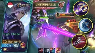 Unstoppable Ling Jungle Effective Build High Damage & Debuff Enemies!