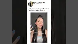 Aprenda como fazer umecta&ccedil;&atilde;o do jeito certo #shorts #cabelo #dicasdecabelo