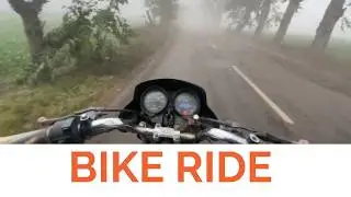 Bike ride in fog 🌫️ 
