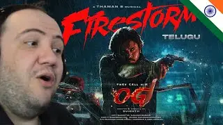 🇮🇳 They Call Him OG - Firestorm Lyric Video | Pawan Kalyan | Sujeeth | Thaman S | Producer Reacts