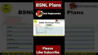 BSNL 147 plan details | Bsnl Unlimited Calling Plans | Bsnl Plans | Bsnl Validity Recharge #shorts
