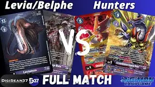 Leviamon/Belphemon VS Hunters | Digimon Card Game | EX5 Animal Colosseum