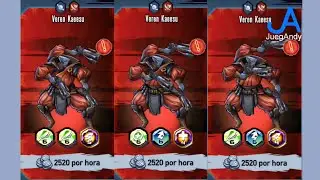 Hasta 3 Varen Kaeesu al Pvp, Mutants Genetic Gladiators, Mgg.