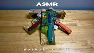 ASMR | Карманные ножи Walmart | Обзор и первое впечатление от Restful