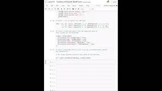 Creating a PySpark DataFrame: A Tutorial for Beginners #shorts