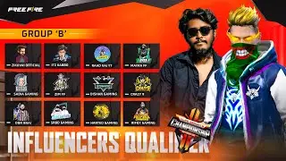 [🔴LIVE] VLIFE ESPORTS CHAMPIONSHIP SEASON-02 | INFLUENCERS QUALIFIER G-B | FREE FIRE‪@raadvaiyt829
