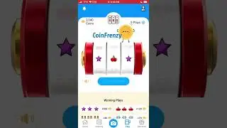 Playing 15 Bonus Coin Frenzy Games in CoinOut App. #CoinOut