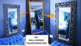 DIY WALL MIRROR~wall mirror transformation.