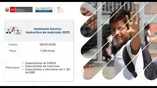 Instructivo de matrícula 2025 - EBR