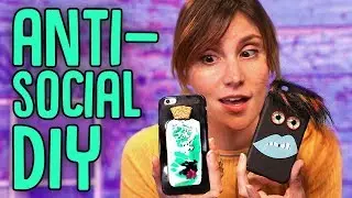 2 DIY Phone Case Ideas to Make You an Anti-Social Bad*ss // Paint it Black | Snarled
