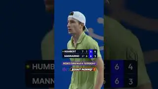 😳 Что произошло с Умбером в матче против Маннарино?  #tennis #теннис