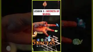 Pancha Bhutas(5 Great Elements) in 5 fingers ✋ Tattva Mudra and it's Benefits in Yoga.