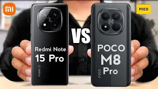 Redmi Note 15 Pro vs POCO M8 Pro 😱 Camera, Battery & Performance Comparison