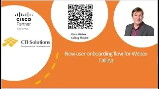 Cisco Webex new user onboarding - simply and quick.