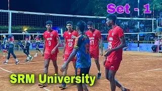 War 🔥 SRM University Vs Calicut University 💥 Best Match 👌 Set - 1 | Thamizhannai