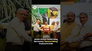 India Makes History: ICAR Launches World's 1st Genome-Edited Rice Varieties on May 5, 2025 #icar