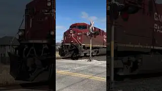 Two GE CP & KCS GEVOs on CPKC 135 West #train #cpkc