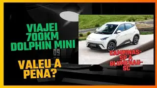 Viajar com BYD Dolphin Mini - Campinas SP - Blumenau SC - Valeu a pena?