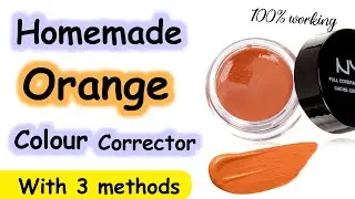 How to make orange colour corrector at home | Diy orange color corrector