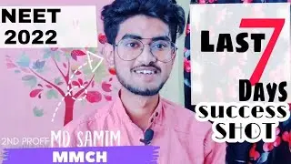 Last 7 Days Success Shot In NEET2022