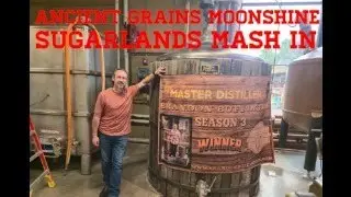 Master Distiller Brandon Buffington   Sugarland Distilling Mash In   Ancient Grains